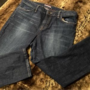 Tommy Hilfiger Crop Size 14 Blue JEANS 5-Pocket SUPER Nice Pair Pants!